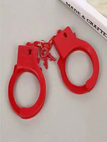 1-Piece Colorful Resin Handcuff Set - Perfect For Outdoor Play, Fun And Requires No Power Source - A Toy For Creating A Festive Atmosphere At Carnival Parties. - Multicolor - View 14