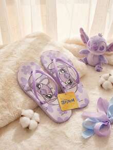 Sandalia para dama de Stitch - Lila Púrpura - Ver 1