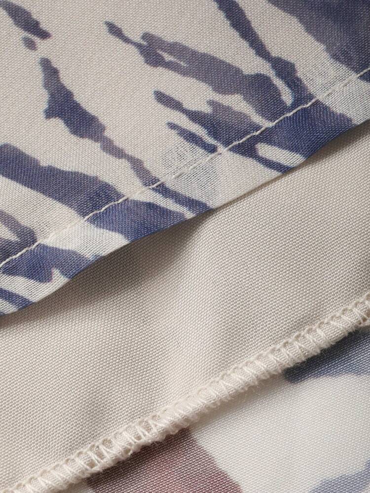 Women's Elegant Floral Print Belted Midi Dress, Spring/Summer Wedding Guest Dress Sundress Boho