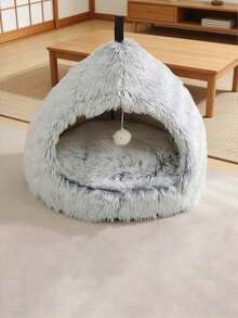 A Cat House Suitable For Indoor Use In Autumn And Winter, With Plush Insulation, Dog Beds, Dog Mats, Soft And Comfortable Pet Beds, Anti Slip And Machine Washable - Multicolor - View 5