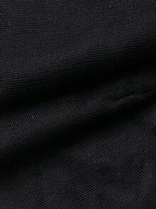 FRIFUL 女士波点网眼性感连裤袜 - 黑色 - 查看 3