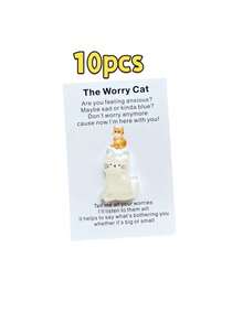 10-Piece Cartoon Pocket Hug & Encouragement Card Set | Heartwarming Cheer-Up Cards For Friends & Family - multicolor - View 9