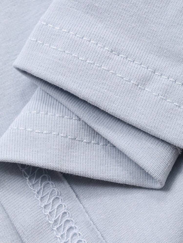 Minimalist Comfortable Knit Contrast Color Lace Patchwork Women Pajama Set