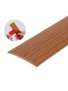 1 Self Adhesive Wood Like Floor Transition Strip PVC Wear Resistant Soft Edge Sealing For Door Bottom Protection Must Have Home Accessory - multicolor - View 9