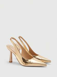 CUCCOO BIZCHIC Women's Pointed Toe Fashion High Heel Pumps Spring Shoes Spring Break Easter - Champagne - View 7