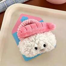 1个可爱日式寿司饭团发夹/发圈，少女百搭，可作刘海、侧发夹、马尾辫发圈 - 多色 - 查看 4