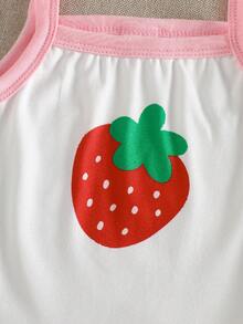 SHEIN Bộ 4 áo hoa nhí cho bé gái, thoải mái và thời trang theo phong cách đồng quê, phù hợp cho mùa xuân/hè. - Hồng - Xem 5