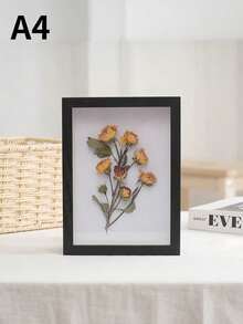 SHEIN 1 件经典矩形木制海报框，3D 镂空标本展示厚木框，适用于客厅墙壁装饰 - 彩色 - 查看 25