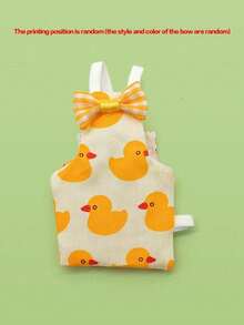 1pc Cute Parrot Suit, Diaper Poop Bag, Parrot Diaper Suitable For Parrots, Cockatiels, Pigeons-Washable Reusable Protective Parrot Nappy Clothes,Small Pet Bird Suit Liners(The Printing Position Is Random) - Multicolor - View 28