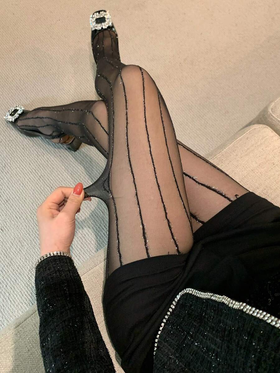 DAZY Women's Casual Leggings For Autumn - Black - View 1