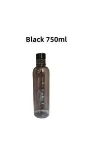 1pc 500ml/750ml AS Plastic Sports Water Bottle With Scale Markings - Portable Graduated Cup For Outdoor Activities - Multicolor - View 7