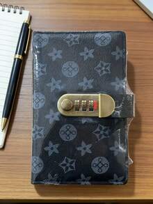 1pc 2026 New Compact Password Lock Personal Accounting Notebook, Portable Anti-Peeping Storage Book, Suitable For Travel Record, Life Journal,Biweekly Savings Plan,10000 Savings Plan,Savings Strategy - Multicolor - View 11