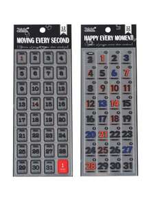 “永恒骏马 365 天每日日记贴纸” - 高品质宠物薄膜切割日记贴纸。 - 彩色 - 查看 5