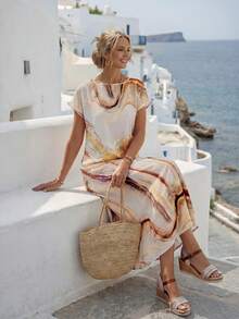 EMERY ROSE 休闲简约大理石纹百搭女装，春夏 - 彩色 - 查看 4