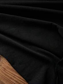 SHEIN LUNE 女士休闲简约格子花朵向日葵度假图案背心，休闲款 - 黑色 - 查看 3