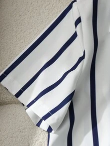 Franclia 新款V领修身短袖女式衬衫，春秋季 - 彩色 - 查看 4