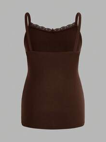 Modmama Tropical Vacation Strap Nursing Camisole, Maternity Tight Fit Camisole - Coffee Brown - View 11