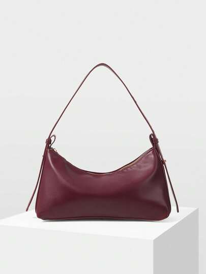 MOTF PREMIUM WOMEN'S FASHION CHAIN DECOR SHOULDER BAG FOR COMMUTING