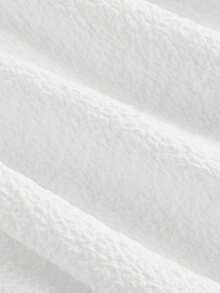 SHEIN MOD Combishort À Manches Bouffantes Et Buste Froncé Pour Femmes De Grande Taille - Blanc - Voir 3