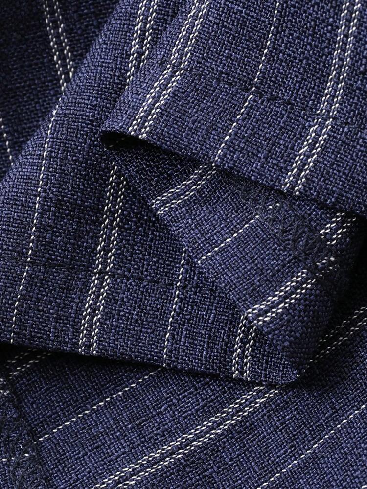 Women's Casual Loose Striped Sleeveless Top And Skirt 2-Piece Set, Suitable For Spring And Summer