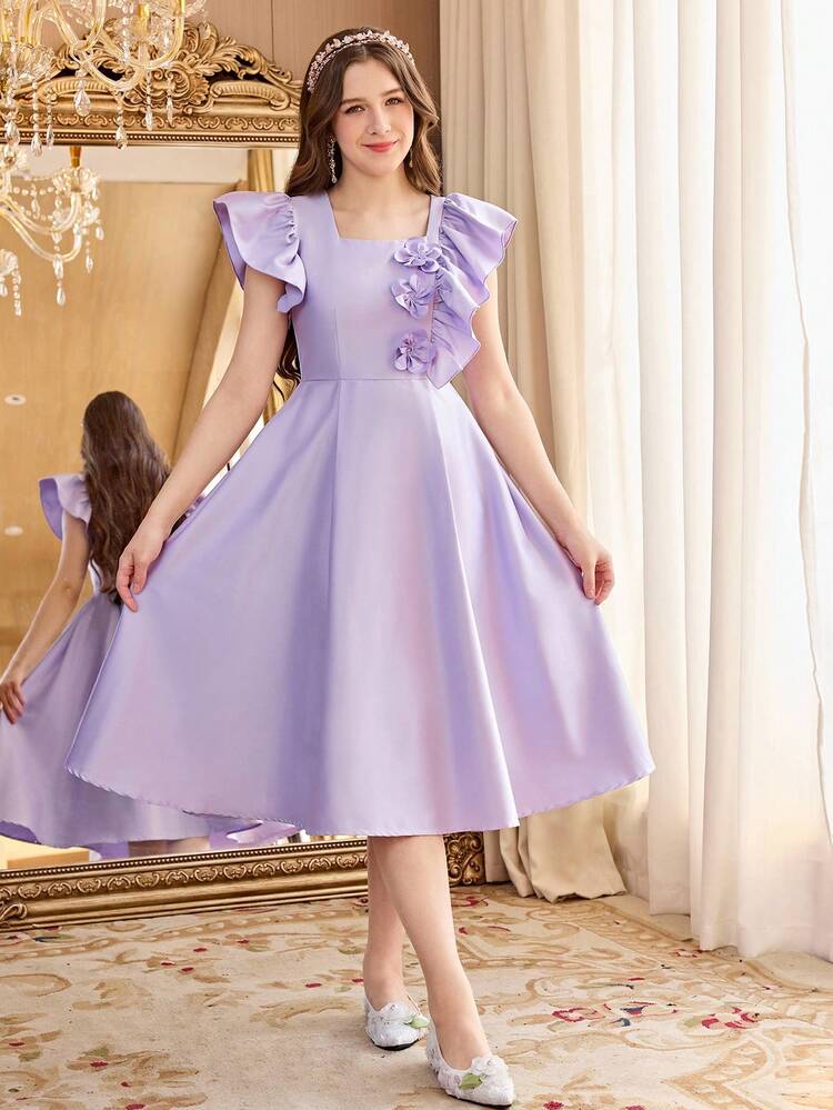 purple dress shein Buy Lilac Dresses for Women by Shein Online