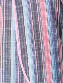 Nöista Sleeveless, Asymmetrical Wrap Top Features In Vertical Stripes. Spring,Set, Co-Ords, Summer Women. - Multicolor - View 9