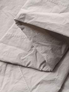 Livesso 女士宽松高领插肩袖休闲户外外套，春季 - 灰色 - 查看 7