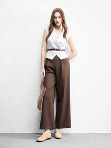 CUCCOO BIZCHIC New Retro Loafers Small Leather Shoes Round Toe Flat Bottom Slip On Buckle Commuter Shoes Women - Apricot - View 6