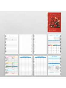 Set Of 4 Mind Canvas Notebooks - Best-Selling High Aesthetic 2026 Planners & Journals - 4pcs - View 4
