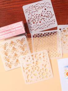 Biye Yinmeng Newspaper Template, Hollow-Out Painting, Pet Hollow-Out Template, Oil Pastel Painting Template - Sets - View 10