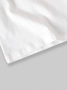 Teen Girl Casual Cherry Pattern Contrast Color Trim Short Sleeve Round Neck T-Shirt, Suitable For Summer - Multicolor - View 5