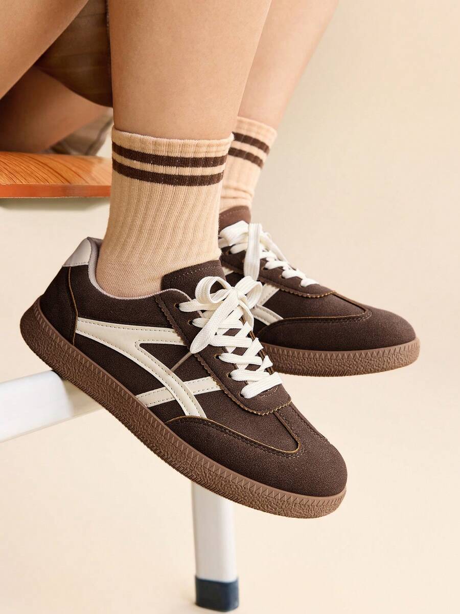 CUCCOO EASI Women's Casual Sneakers - Brown - View 1