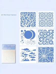 Biye Yinmeng Newspaper Template, Hollow-Out Painting, Pet Hollow-Out Template, Oil Pastel Painting Template - Sets - View 7