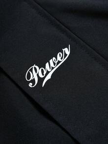 SLATEMANN 男士休闲畅销夹克，INS风，适合所有季节和日常穿着，户外徒步搭配，拍照必备，送给男友/老公的完美礼物，休闲，Y2K风格 - 黑色 - 查看 4