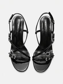 CUCCOO CURVES Women Shoes Women Round Toe Design Daily Versatile Fashion Wide Last High Heels Valentine's Day - Black - View 10