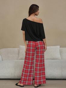 HautHeat 女士睡衣套装 - 咖啡棕 - 查看 2