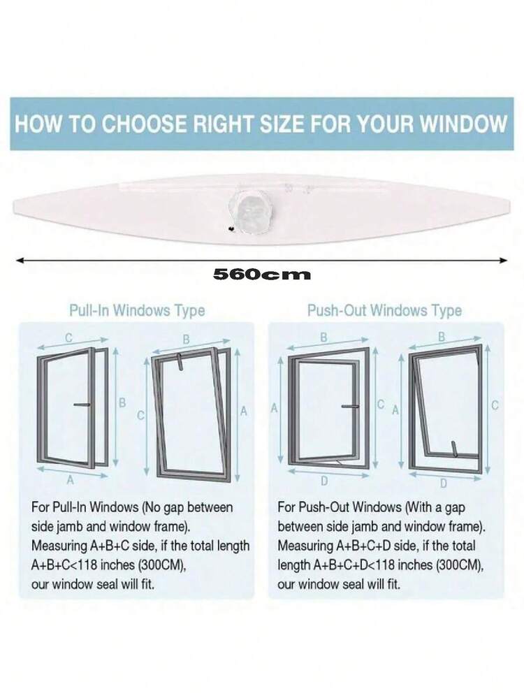 1 Piece Of Window Sealing Cloth (New Upgrade With Added Cuffs For Better Sealing Effect), Portable Air Conditioner And Dryer Cloth Accessories, Universal Window Sealing Strip For One Or Two Tubes, Suitable For Mobile Air Conditioning Equipment. - Multicolor - View 9