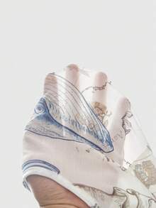 ROMWE Grunge Punk SpringNautical Print Mesh Sheer Women Top - Black - View 5