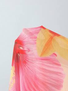 SHEIN Teen Girls Floral Print Vacation Style Bikini Set - Yellow - View 9