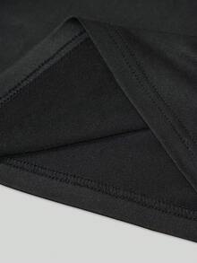 Resyla 女士T恤/蝴蝶结刺绣/刺绣工艺/修身Polo领短袖T恤，女士时尚上衣/夏季基础款热销黑色纽扣上衣/春夏 - 粉色 - 查看 3