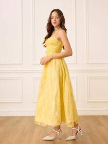 CUCCOO HITCHD 女士尖头搭扣设计时尚高跟鞋，适合日常穿着 - 米色 - 查看 3