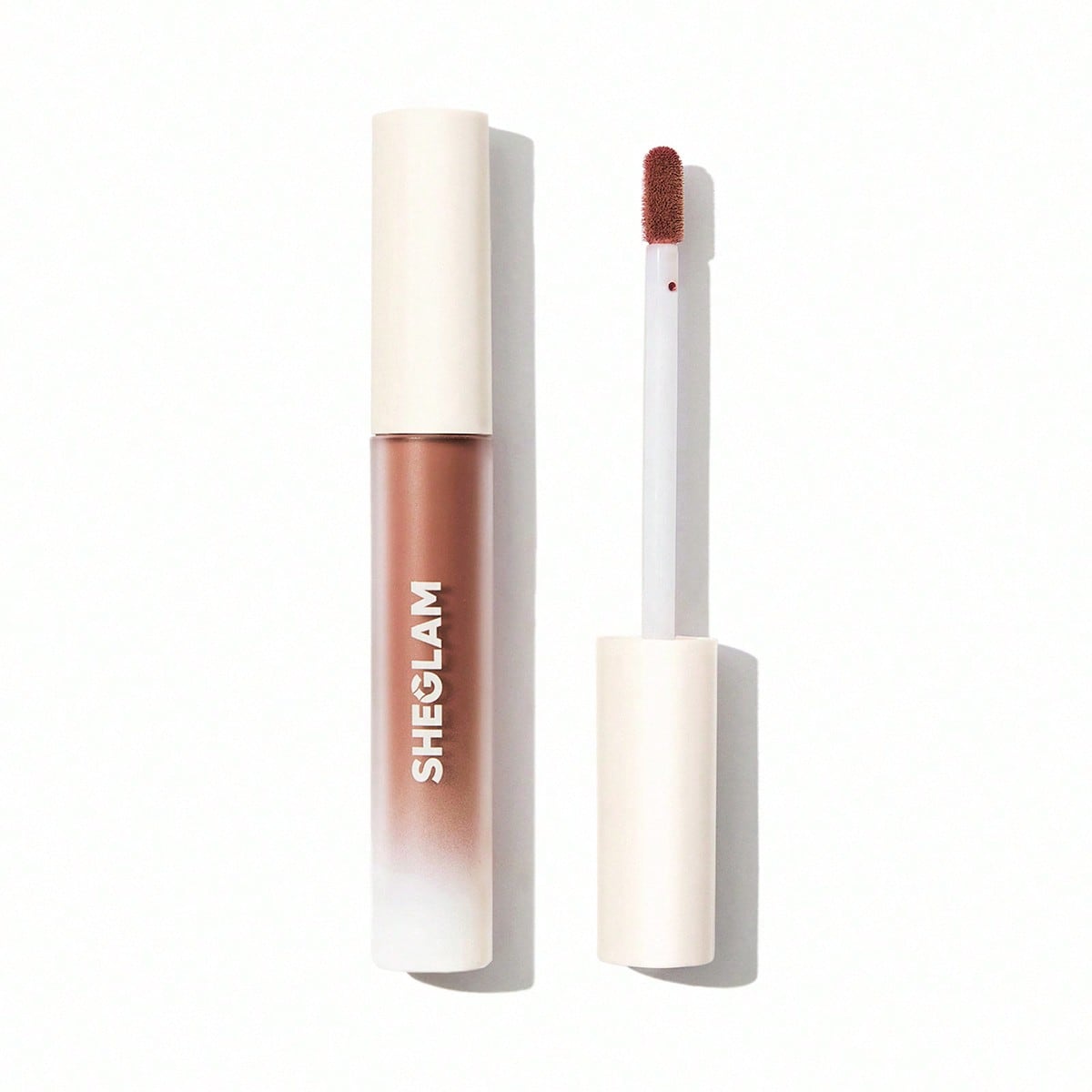 Shein Naked Brunch Matte Allure Liquid Lipstick- Long Lasting High Pigment Lipstick Nourishing Sunflower Oil Reduce Lip Fine Lines Lip Care Lip Makeup Liquid Lipstick