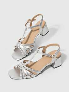 Sleekvia 女士高跟鞋 - 銀色 - 查看 2