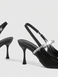 CUCCOO SZL Women Pumps Spring Shoes For Daily Wear - Graphite Black - View 6