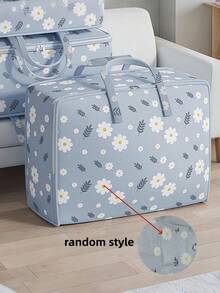 Túi lưu trữ có thể gập lại 1pc cho quần áo, họa tiết hoa cúc tươi, bộ tổ chức du lịch, khối đóng gói nén chân không, túi giặt nhẹ, bộ tổ chức tủ quần áo di động, giải pháp lưu trữ tiết kiệm không gian cho gia đình, vali, tủ quần áo - Nhiều màu - Xem 10