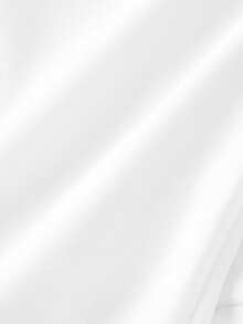 SHEIN MOD 女士无袖中长连衣裙，带垂褶领 - 白色 - 查看 4