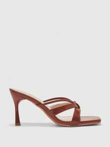 CUCCOO BIZCHIC Đơn giản và thanh lịch, thời trang và đa năng, dép cao gót nữ công sở thoải mái. - màu nâu - Xem 2