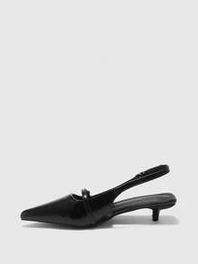 CUCCOO BIZCHIC Women Heeled Sandals - Black - View 8