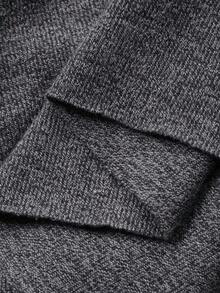 FRIFUL 女士纯色深灰色荷叶边多层褶皱宽松休闲百搭T恤 - 深灰色 - 查看 7