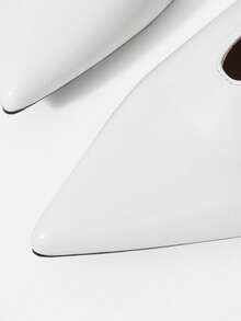 Mnmlis Women's Fashion Versatile Pointed Toe Buckle High Heel Pumps - Beige - View 4